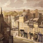 Looking Down on West Street Oundle by Simon Dolby at The Dolby Gallery Oundle