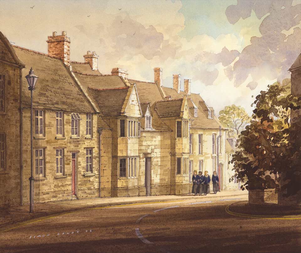 New House, Oundle School by Simon Dolby at The Dolby Gallery Oundle