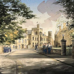 New Street, Oundle School by Simon Dolby at The Dolby Gallery