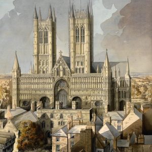 West Front Lincoln Cathedral at The Dolby Gallery