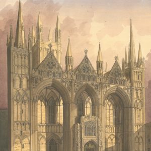 West Front, Peterborough Cathedral by Simon Dolby at The Dolby Gallery Oundle