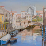 Rio Degli Ognissanti Venice 2021 by Simon Dolby The Dolby Gallery Oundle Northamptonshire