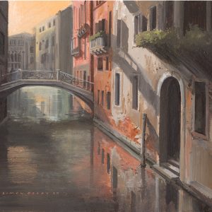 Venice Backwater 2020 by Simon Dolby at The Dolby Gallery, Oundle, Northamptonshire, England